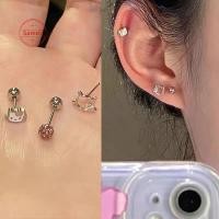 ราคา Sammi 3 ชิ้น Sanrio Hello Kitty การ์ตูน Earings Kawaii แมวน่ารักต่างหูผู้หญิงขนาดเล็ก Studs ตลกเครื่องประดับอุปกรณ์เสริมของขวัญ TH (44406333751)
