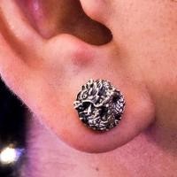 ราคา ต่างหูเงินแท้ ลายมังกร Sterling Silver 925 NSER927 (27774163026)