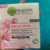 ราคา Garnier Skin Naturals Sakura White Pinkish Night Cream 50ml. (4412904762)