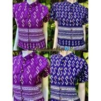 ราคา เสื้อพื้นเมืองหญิง เสื้อหม้อฮ่อมซาฟารี เสื้อผ้าฝ้ายคอเซิ้ตพิมพ์ลายตะขอพระราชทาน แขนสั้น ใส่ทำงาน (20582142747)