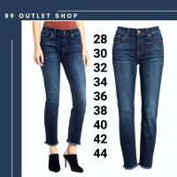 ราคา BIG SIZE กางเกงยีนส์ไซส์ใหญ่ 6ส่วน ทรงเดฟไม่รัด ยีนส์เข้มกัดลาย กางเกงยีนส์ไซส์ใหญ่ กางเกงคนอ้วน ไซส์ 26-44 นิ้ว (18911372568)