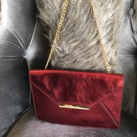 ราคา Michael Kors pochette metallic red (5137945874)