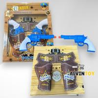 ราคา ปืนของเล่น ปืนคาวบอยคู่ ปืนตำรวจ Super Police Set ของเล่นสวมบทบาท ส่งเร็วจากกทม. (25858992852)