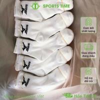 ราคา MIZUNO มิซูโน่ ถุงเท้ากีฬาผ้าถักระบายอากาศสีดําและสีขาวสําหรับผู้ชายและผู้หญิง (27400065249)