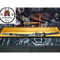 ราคา ดาบซามูไร ขนาดคาตานะ ซามูไร คาตานะ สปริง 9260 สีเทาลายเสือ เปิดคมแล้ว (16899538770)