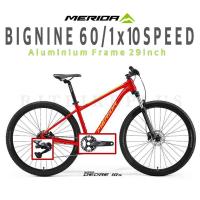 ราคา ***SALE***จักรยานเสือภูเขา MERIDA BIG Nine 60 ล้อ 29"เฟรมอลู ชุดเกียร์ Shimano Deore 1x10 sp. MODEL 2023 (20463601543)
