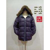 ราคา เสื้อขนเป็ดมือสอง ยี่ห้อ Uniqlo สีม่วง (8270926607)