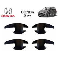 ราคา เบ้ารองมือเปิด,เบ้ากันรอย,เบ้ามือจับประตู Honda BR-V 2016-2019 สีดำด้าน (2259966991)