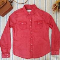 ราคา เสื้อ ARIZONA เสื้อเชิ้ตแขนยาว ไม่มีตำหนิ กระดุมมุก Size: L (มือสอง) (4817372206)