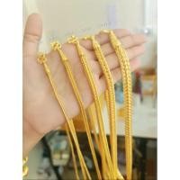 ราคา เหมือนจริง สร้อยคอลายสี่เสาน้ำหนัก 1,2,3,5,10 ตะขอปั๊ม บิดง่าย(ลายแปดเสากดสั่งแปดเสานะคะ). (27305539872)