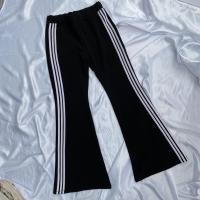ราคา เสื้อผ้ามือสองสภาพดี กางเกงขาม้า แถบข้าง3เส้น กีฬาแฟชั่น กางเกงสตรีท (3259391251)