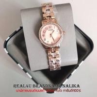 ราคา นาฬิกาข้อมือผู้หญิง Fossil Womens Watch Rose Gold Tone Glitz 3 Hand Stainless รุ่น BQ1430 ของใหม่ ของแท้100% (2595624587)