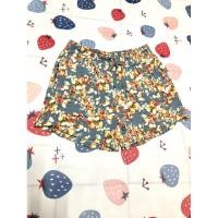 ราคา กางเกงขาสั้นแฟชั่นเด็กผู้หญิงสีเทาลายดอกไม้Size:Mยี่ห้อยูนิโคล่UNIQLO✨✨✨ (7179080678)