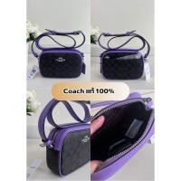 ราคา พร้อมส่ง COACH ของแท้ 100% Coach Mini Jamie Camera Bag In Signature Canvas (28918028703)