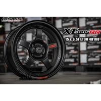 ราคา ล้อแม็กขอบ15 ล้อเบา 15x6.5 4h100 ET+30 CB67.1 สีดำตัวหนังสือแดง ยี่ห้อCosmis รุ่น XT-005RR (YA031) ล้อแท้ใหม่แกะกล่อง 1ว (17965507072)