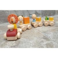 ราคา รถไฟของเล่น รถไฟงานไม้ ของเล่นญี่ปุ่นมือสอง (13714375434)