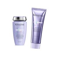 ราคา Kerastase blonde absolute bain ultra violet shampoo 250ml + Cicaflash conditioner250ml ชุดแชมพูเนื้อสีม่วง พร้อมครีมนวด (7961063520)