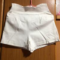 ราคา กางเกงขาสั้นสีขาว เอวสูง ฮานาโกะ (3431722514)