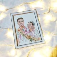 ราคา รูปวาดสีน้ำ ภาพวาด พร้อมกรอบ (272048419)