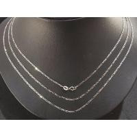 ราคา 9kสร้อยคอลายฟิกาโร่ทองแท้อิตาลีสีขาวwhitegold9k (29022448651)