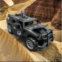 ราคา โมเดลรถของเล่น วิ่งได้ รถตำรวจปิดทาง พร้อมโมเดลตุ๊กตาตำรวจ (28035945140)