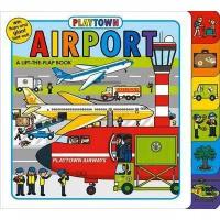 ราคา PLAYTOWN Airport Lift-the-Flap Board Book พร้อมพนังกว่า 70 ใบ! (27565809812)