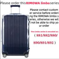 ราคา Rimowa Classicฝาครอบป้องกันโปร่งใสกระเป๋าเดินทาง rimowa original ผ้าคลุมกระเป๋าเดินทาง rimowa Topasผ้าคลุมกระเป๋าเดินทาง (25633416236)