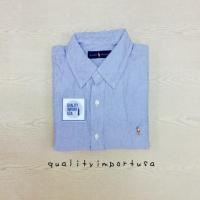 ราคา เสื้อเชิ้ต Ralph Lauren ม้าเล็กสีเทา เนื้อผ้า Oxford (Men size) ของแท้ 100% (17200234)