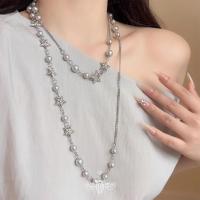 ราคา Sweet Edgy Star สีเทามุก สร้อยคอยาวผู้หญิง Niche แฟชั่น Elegance Stackable Choker เสื้อกันหนาวชุด (40653540804)