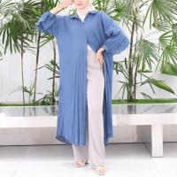 ราคา เสื้อคลุมยาว Sabina ใน Azure | อาเอะฮาร่า (13073560752)