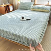 ราคา ขนาด 3.5ฟุต/5ฟุต/6ฟุต สูง14นิ้ว Set-ผ้าปูที่นอนMUJI-STYL Cotton100% (27625934743)