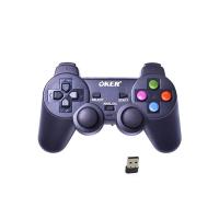 ราคา จอยเล่นเกมส์ ✅แท้100% JOY OKER จอยเกมส์ W76 2.4GHz FUNCTION Wireless GAMEPAD จอยUSBไร้สาย GAMING Joystick #CC 76 (25219706593)