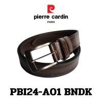 ราคา Pierre Cardin เข็มขัดหนังหัวเข็ม รุ่น PBI24-A01 (28360392673)