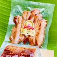 ราคา คอหมูย่างพร้อมทาน แพค 1 ซอง พร้อมน้ำจิ้มแจ่วสุดแซ่บ (Premium Quality คอหมูอนามัยBetagro) (สินค้าพร้อมส่ง) (7292628915)