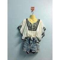 ราคา เสื้อแฟชั่นมือสอง✌️ งานปัก สไตล์โบฮีเมียน (13111345846)