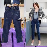 ราคา กางเกงยีนส์เอวสูงJeans House (28209874006)