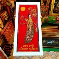 ราคา กรอบรูป นกยูง ภาพนกยูง พระจันทร์ นกยูงคู่ รูปนกยูง เสริมฮวงจุ้ย รูปภาพนกยูง นกยูงเสริมฮวงจุ้ย การเงิน งาน ความรัก โชคดี (22982019206)