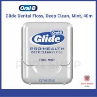 ราคา [Oral-B] Glide Pro-Health ไหมขัดฟัน (1p/4p/6p) Deep Clean l Mint, 40m (21559429286)