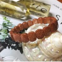 ราคา Gelang Tangan Kristal / สร้อยข้อมือหินทรายทองธรรมชาติ 天然金沙石手 (23268850481)