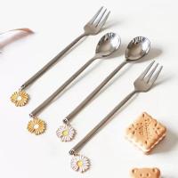 ราคา ชุดช้อนส้อม ส้อมผลไม้ 1ชุด/4ชิ้น ช้อนช (17918588480)
