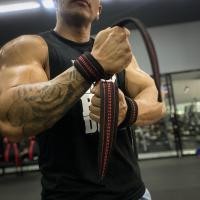 ราคา สแตรปส์รัดข้อมือยกน้ำหนัก Lifting straps ยกได้หนักขึ้น Power Lifting (6517336696)