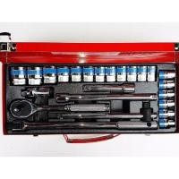 ราคา VAUKO : TAIWAN KING TOOL ชุดเครื่องมือช่างประแจบล็อคชุด/บล๊อกชุด/บ๊อกชุด จำนวน 23 ชิ้นต่อชุด #514 (557041457)