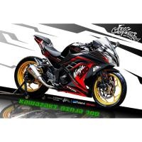ราคา สติ๊กเกอร์แต่งลาย รถ KAWASAKI NINJA 300 ลาย Ninja 300 Racing (7534370488)