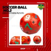 ราคา ลูกฟุตบอลเบอร์ 2 ลายตัวเลข /Soccer ball no.2 /ลูกบอล/บอล/ฟุตบอล/บอลเด็ก (7376080323)