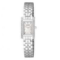 ราคา Citizen Stainless Steel นาฬิกาข้อมือผู้หญิง silver watch EZ6351-51A (578547164)