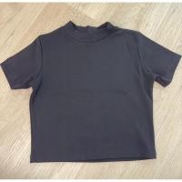 ราคา เสื้อครอปป้าย Gi-ants Shop สีดำ (25708441141)