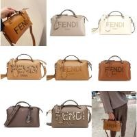 ราคา FENDI/BY THE WAY/Zip hot stamp/FENDI ROMA/กระเป๋าสะพาย/กระเป๋า Boston/แท้ 100% (29768337052)