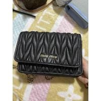 ราคา miu miu หนังแท้ สีดำ มือสอง (16372394836)