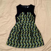 ราคา เสื้อผ้ามือสองสภาพดี ชุดราตรี ชุดออกงาน เดรสหรู ลายนกยูง (22604119406)