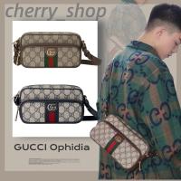 ราคา กุชชี่ Gucci Ophidia mini bagกระเป๋าสะพายข้าง/กระเป๋าสะพายข้าง mini722557/ แบรนด์ใหม่และเป็นของแท้ (29071500764)